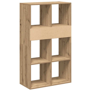 vidaXL Book Cabinet Artisan Oak 66x31x112 cm Engineered Wood