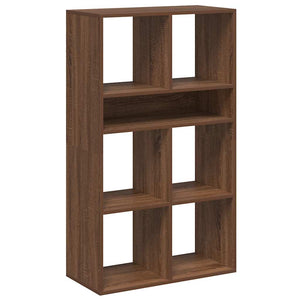 vidaXL Book Cabinet Brown Oak 66x31x112 cm Engineered Wood