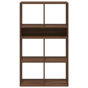 vidaXL Book Cabinet Brown Oak 66x31x112 cm Engineered Wood