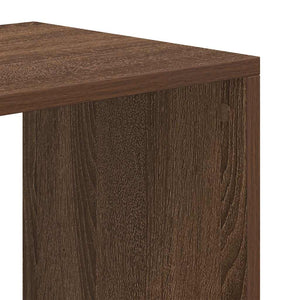 vidaXL Book Cabinet Brown Oak 66x31x112 cm Engineered Wood