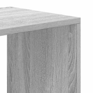 vidaXL Book Cabinet Grey Sonoma 66x31x112 cm Engineered Wood