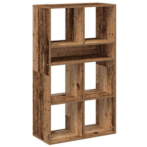 vidaXL Book Cabinet Old Wood 66x31x112 cm Engineered Wood