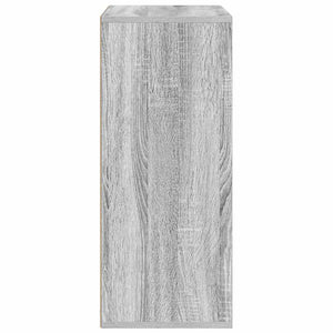 vidaXL Book Cabinet Grey Sonoma 60x30x71.5 cm Engineered Wood