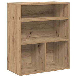 vidaXL Book Cabinet Artisan Oak 60x30x71.5 cm Engineered Wood