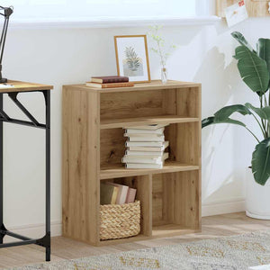 vidaXL Book Cabinet Artisan Oak 60x30x71.5 cm Engineered Wood