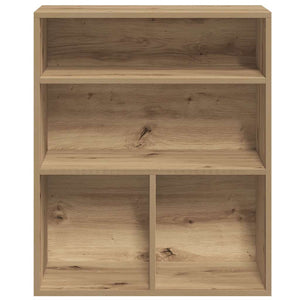 vidaXL Book Cabinet Artisan Oak 60x30x71.5 cm Engineered Wood