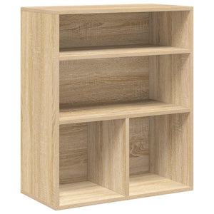 vidaXL Book Cabinet Sonoma Oak 60x30x71.5 cm Engineered Wood