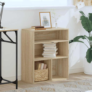 vidaXL Book Cabinet Sonoma Oak 60x30x71.5 cm Engineered Wood