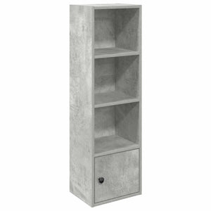 vidaXL Bookcase Concrete Grey 31x24x102 cm Engineered Wood