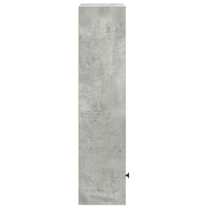 vidaXL Bookcase Concrete Grey 31x24x102 cm Engineered Wood