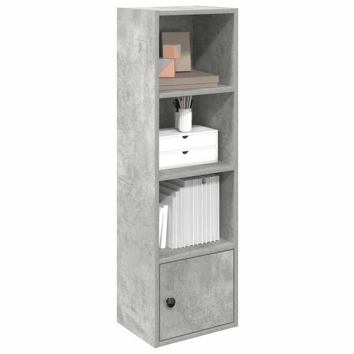 vidaXL Bookcase Concrete Grey 31x24x102 cm Engineered Wood