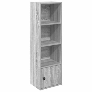 vidaXL Bookcase Grey Sonoma 31x24x102 cm Engineered Wood