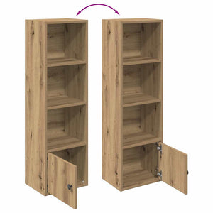 vidaXL Bookcase Artisan Oak 31x24x102 cm Engineered Wood