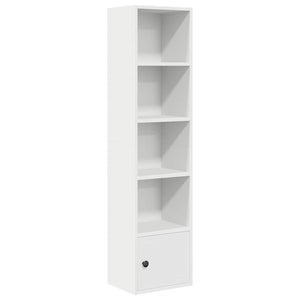 vidaXL Bookcase White 31x24x127 cm Engineered Wood