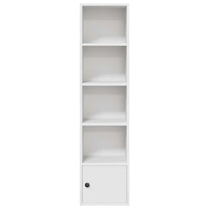 vidaXL Bookcase White 31x24x127 cm Engineered Wood