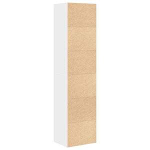 vidaXL Bookcase White 31x24x127 cm Engineered Wood