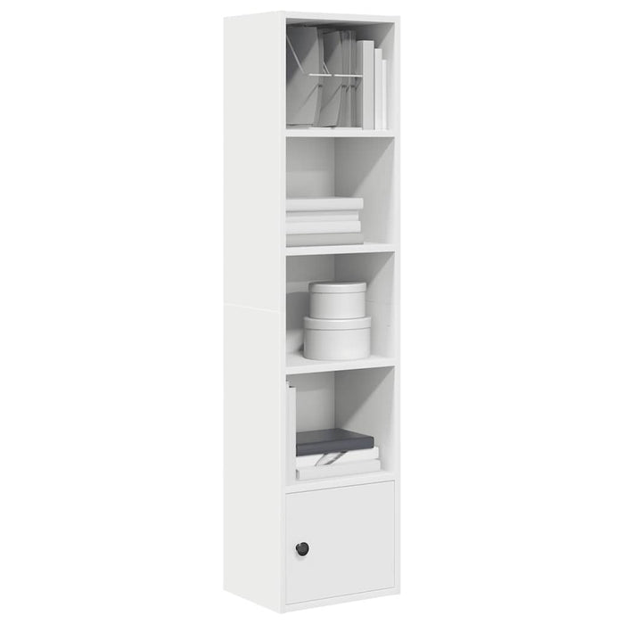 vidaXL Bookcase White 31x24x127 cm Engineered Wood