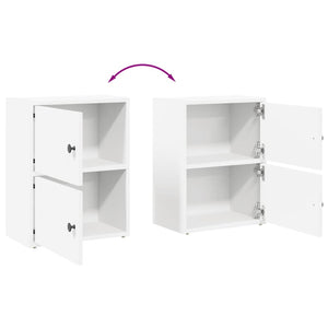 vidaXL Bookcase White 40x24x52 cm Engineered Wood