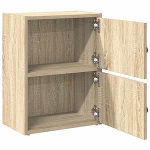 vidaXL Bookcase Sonoma Oak 40x24x52 cm Engineered Wood