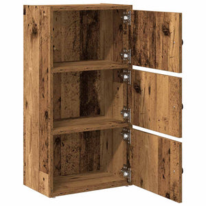 vidaXL Bookcase Old Wood 40x24x77 cm Engineered Wood