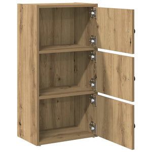 vidaXL Bookcase Artisan Oak 40x24x77 cm Engineered Wood