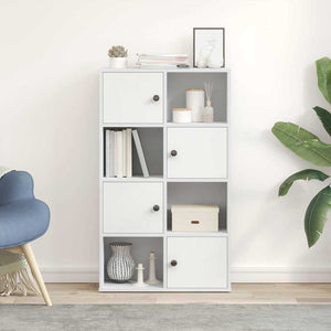 vidaXL Bookcase White 60x24x101.5 cm Engineered Wood