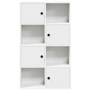 vidaXL Bookcase White 60x24x101.5 cm Engineered Wood