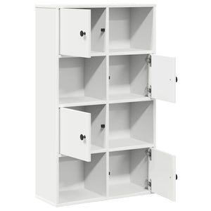 vidaXL Bookcase White 60x24x101.5 cm Engineered Wood