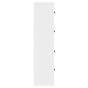 vidaXL Bookcase White 60x24x101.5 cm Engineered Wood