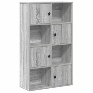 vidaXL Bookcase Grey Sonoma 60x24x101.5 cm Engineered Wood