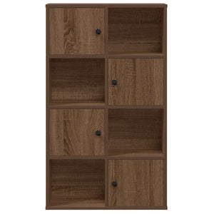 vidaXL Bookcase Brown Oak 60x24x101.5 cm Engineered Wood