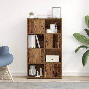 vidaXL Bookcase Old Wood 60x24x101.5 cm Engineered Wood