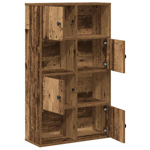 vidaXL Bookcase Old Wood 60x24x101.5 cm Engineered Wood