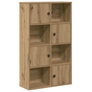 vidaXL Bookcase Artisan Oak 60x24x101.5 cm Engineered Wood