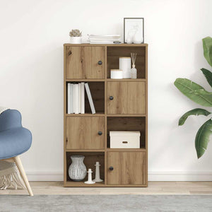 vidaXL Bookcase Artisan Oak 60x24x101.5 cm Engineered Wood