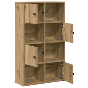 vidaXL Bookcase Artisan Oak 60x24x101.5 cm Engineered Wood