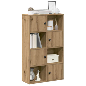 vidaXL Bookcase Artisan Oak 60x24x101.5 cm Engineered Wood