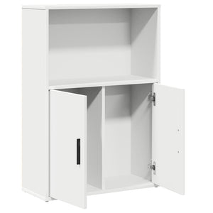 vidaXL Bookcase White 60x24x85 cm Engineered Wood