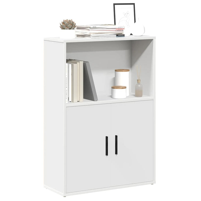 vidaXL Bookcase White 60x24x85 cm Engineered Wood