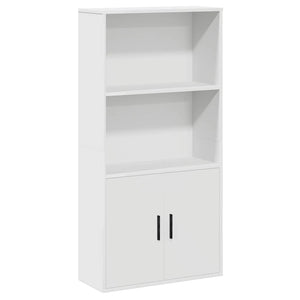 vidaXL Bookcase White 60x24x120 cm Engineered Wood