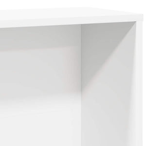 vidaXL Bookcase White 60x24x120 cm Engineered Wood