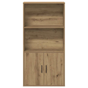 vidaXL Bookcase Artisan Oak 60x24x120 cm Engineered Wood