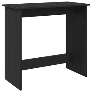 vidaXL Desk Black 84x40x75 cm Engineered Wood