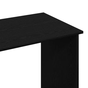 vidaXL Desk Black 84x40x75 cm Engineered Wood