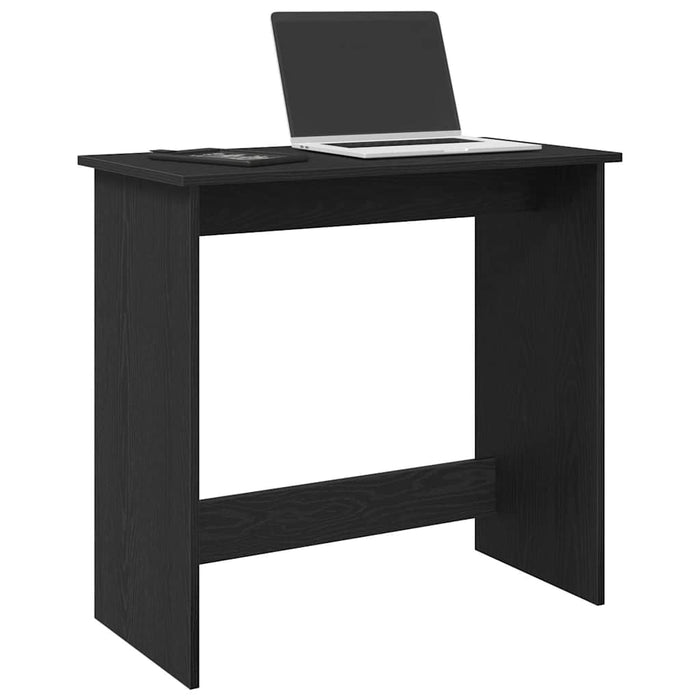 vidaXL Desk Black 84x40x75 cm Engineered Wood