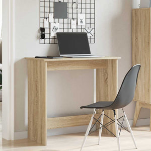 vidaXL Desk Sonoma Oak 84x40x75 cm Engineered Wood