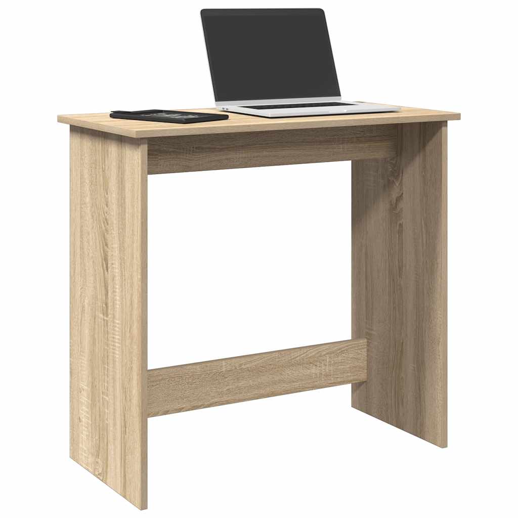 vidaXL Desk Sonoma Oak 84x40x75 cm Engineered Wood