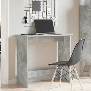 vidaXL Desk Concrete Grey 84x40x75 cm Engineered Wood