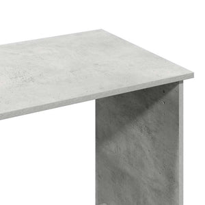 vidaXL Desk Concrete Grey 84x40x75 cm Engineered Wood