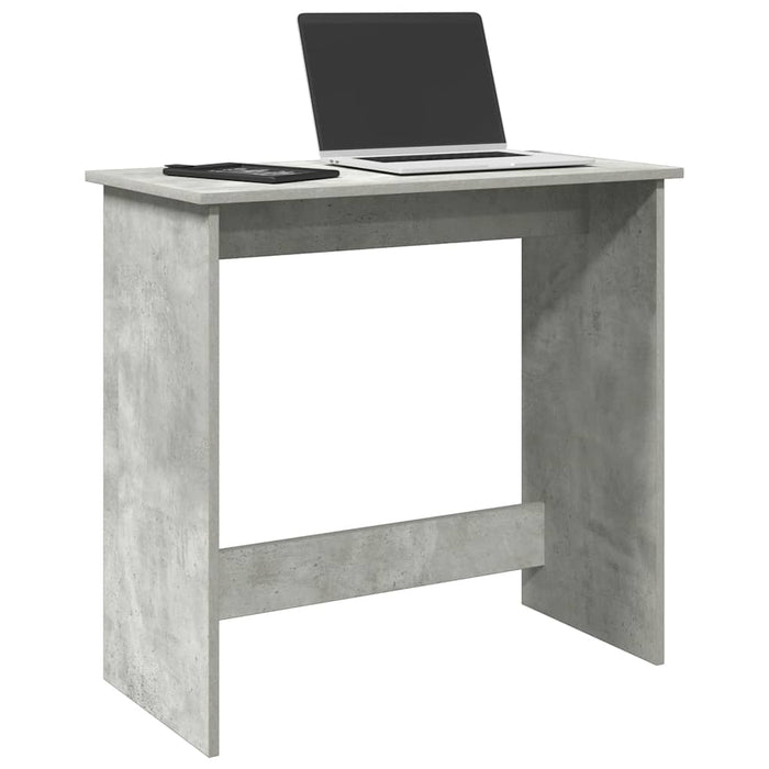 vidaXL Desk Concrete Grey 84x40x75 cm Engineered Wood